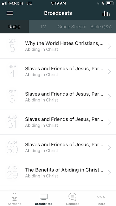 Latest sermons from Grace to You in the Grace to You Sermons app.