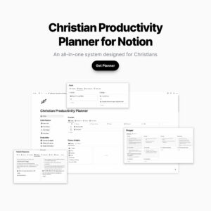 Christian Productivity Planner